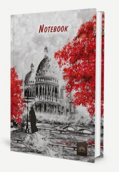 Bez Ciltli Çizgili Defter 18 Bez Ciltli Çizgili Defter 18
