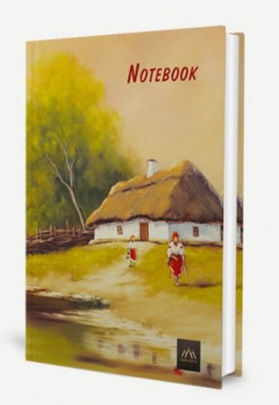 Bez Ciltli Çizgili Defter 19 Bez Ciltli Çizgili Defter 19