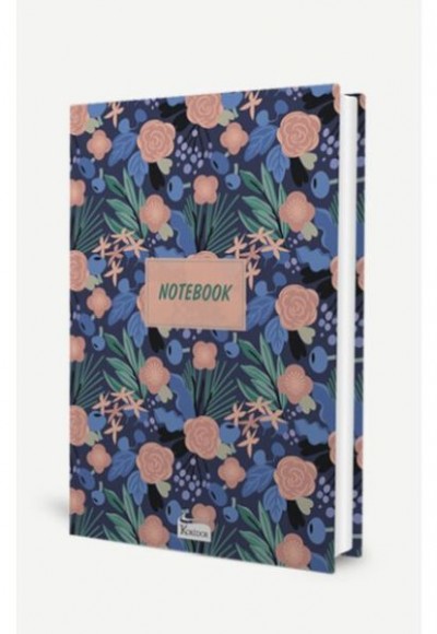 Bez Ciltli Çizgili Defter 14 Bez Ciltli Çizgili Defter 14