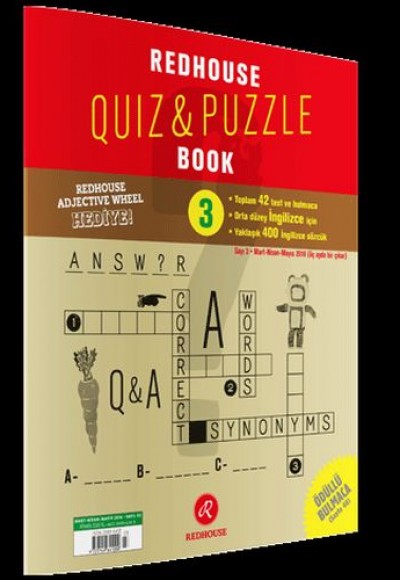 Redhouse Quiz-Puzzle Book Sayı: 3 Redhouse Quiz-Puzzle Book Sayı: 3
