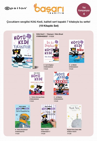 Kötü Kedi ve Diğer Eğlenceli Kitaplar Seti (19 Kitap) Kötü Kedi ve Diğer Eğlenceli Kitaplar Seti (19 Kitap)