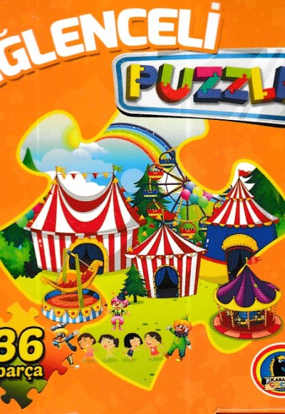 Eğlenceli Puzzle (36 parça) Turuncu Kutu Eğlenceli Puzzle (36 parça) Turuncu Kutu