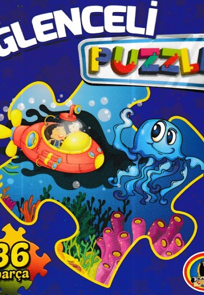 Eğlenceli Puzzle (36 parça) Lacivert Kutu Eğlenceli Puzzle (36 parça) Lacivert Kutu
