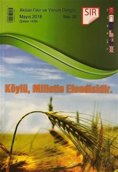 SIR - Aktüel Fikir ve Yorum Dergisi - Mayıs 2018 : Sayı:23 SIR - Aktüel Fikir ve Yorum Dergisi - Mayıs 2018 : Sayı:23