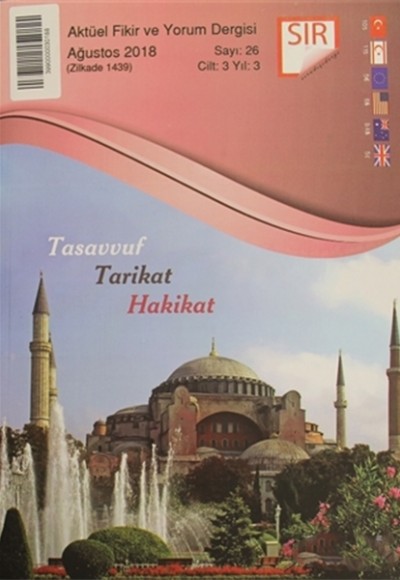 SIR - Aktüel Fikir ve Yorum Dergisi - Ağustos 2018 : Sayı:26 SIR - Aktüel Fikir ve Yorum Dergisi - Ağustos 2018 : Sayı:26
