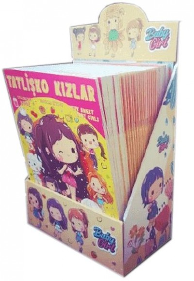 Tatlişko Kızlar - Çiçek Kızlar Boyama Kitabı Standı (20+20) Tatlişko Kızlar - Çiçek Kızlar Boyama Kitabı Standı (20+20)