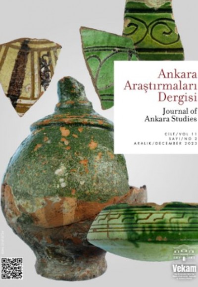 Ankara Araştırmaları Dergisi Sayı: 2 - Cilt:11 Aralık 2023 Ankara Araştırmaları Dergisi Sayı: 2 - Cilt:11 Aralık 2023