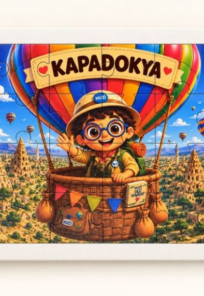 Kapadokya Huzi - 24 Parça Ahşap Puzzle Kapadokya Huzi - 24 Parça Ahşap Puzzle