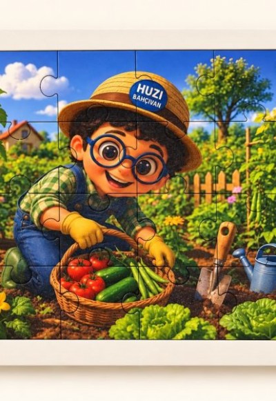 Bahçıvan Huzi - 24 Parça Ahşap Puzzle Bahçıvan Huzi - 24 Parça Ahşap Puzzle