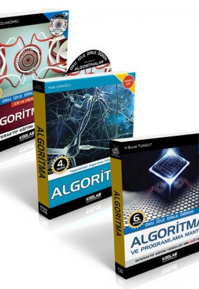 Algoritma Eğitim Seti (3 Kitap) Algoritma Eğitim Seti (3 Kitap)
