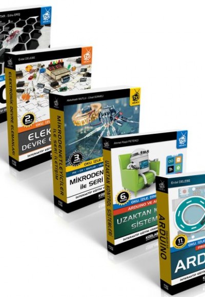 Arduino Eğitim Seti 3 (5 Kitap) Arduino Eğitim Seti 3 (5 Kitap)