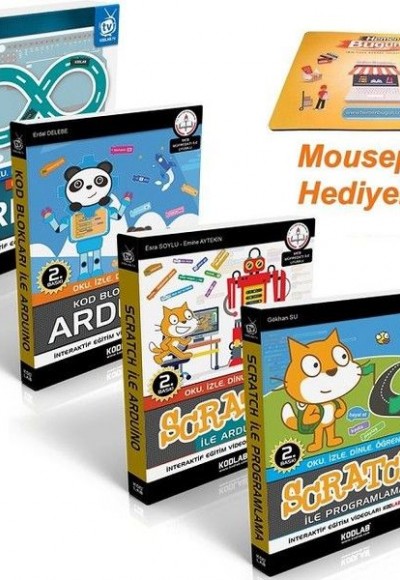 Scratch ile Arduino Eğitim Seti (4 Kitap) Scratch ile Arduino Eğitim Seti (4 Kitap)