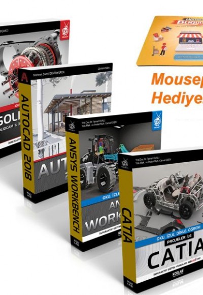 Mühendisler İçin 3 Boyutlu Tasarım Seti 3 (4 Kitap) Mühendisler İçin 3 Boyutlu Tasarım Seti 3 (4 Kitap)