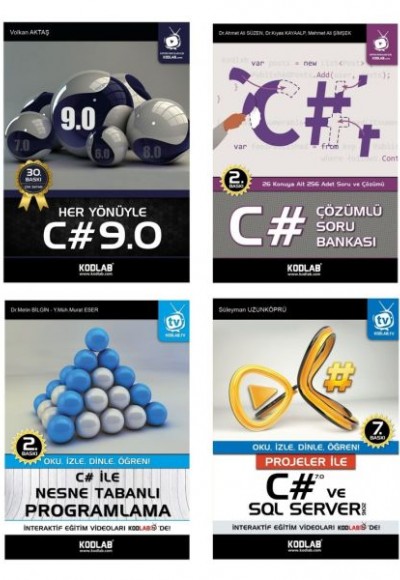 C# Eğitim Seti 2 (4 Kitap Takım) C# Eğitim Seti 2 (4 Kitap Takım)