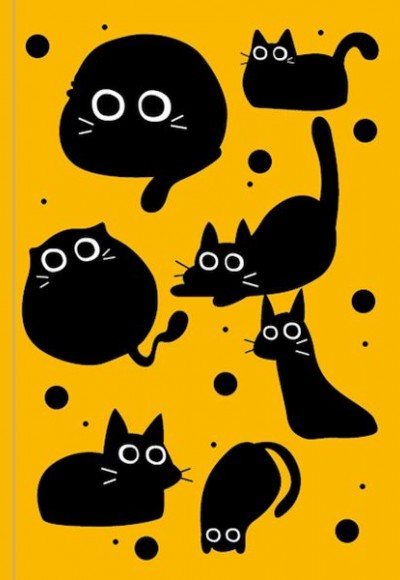 Kara Kedi A5 Defter 15x21 Kara Kedi A5 Defter 15x21