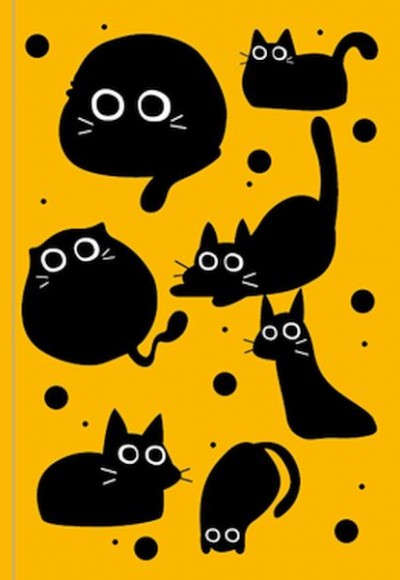 Kara Kedi Not Defteri 9x15 Kara Kedi Not Defteri 9x15