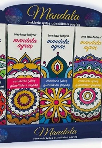 Mandala Ayraç - 30 Adetli Stand Mandala Ayraç - 30 Adetli Stand