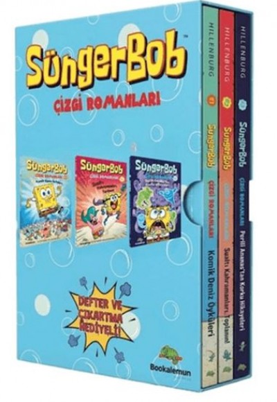 Süngerbob Çizgi Romanları- 3 Kitap Kutulu Set Süngerbob Çizgi Romanları- 3 Kitap Kutulu Set