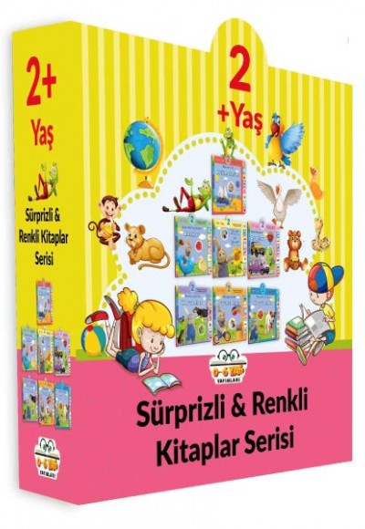 Sürprizli Renkli Kitaplar - 7 Kitap Set (2+Yaş) Sürprizli Renkli Kitaplar - 7 Kitap Set (2+Yaş)