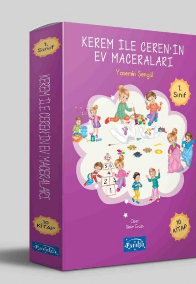 Kerem ile Ceren’in Ev Maceraları 10 Kitap Set Kerem ile Ceren’in Ev Maceraları 10 Kitap Set