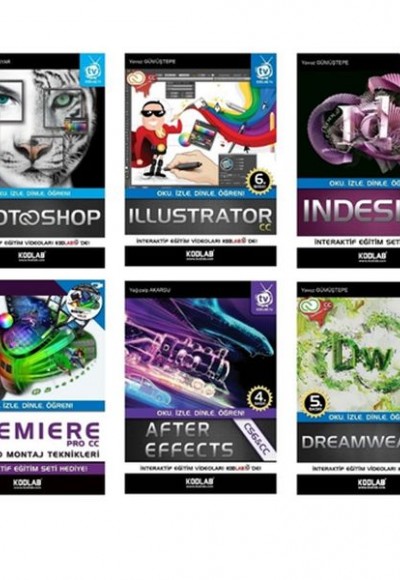 Adobe Grafik Tasarım Uzmanlığı Seti (6 Kitap Takım) Adobe Grafik Tasarım Uzmanlığı Seti (6 Kitap Takım)