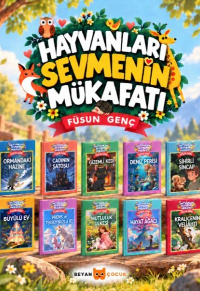 Hayvanları Sevmenin Mükafatı Serisi (10 Kitap Takım) Hayvanları Sevmenin Mükafatı Serisi (10 Kitap Takım)