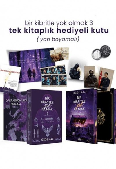 Bir Kibritle Yok Olmak 3 - Hediyeli Yan Boyamalı Kutu Bir Kibritle Yok Olmak 3 - Hediyeli Yan Boyamalı Kutu
