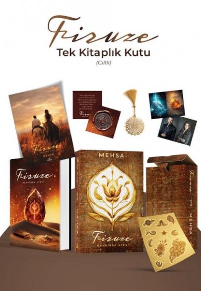 Firuze 1: Kehribar  Ateşi – Tek Kitaplık  Kutu