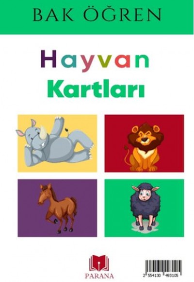 Hayvanlar - Bak Öğren Kartları - İlk Bilgilerim Hayvanlar - Bak Öğren Kartları - İlk Bilgilerim