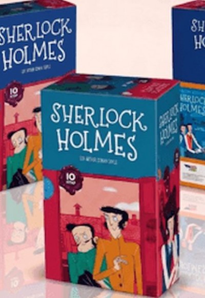 Sherlock Holmes Kırmızı Kutulu 10 Kitaplık Set