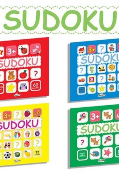 Çocuklar İçin Sudoku Seti - 4 Kitap Takım Çocuklar İçin Sudoku Seti - 4 Kitap Takım