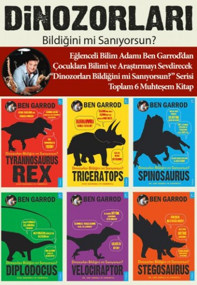 Dinozorları Bildiğini mi Sanıyorsun? (6 Kitaplık Set) Dinozorları Bildiğini mi Sanıyorsun? (6 Kitaplık Set)
