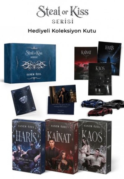 Steal or Kiss Serisi Kenar Boyamalı 3 lü Koleksiyon (Kutulu) Steal or Kiss Serisi Kenar Boyamalı 3 lü Koleksiyon (Kutulu)