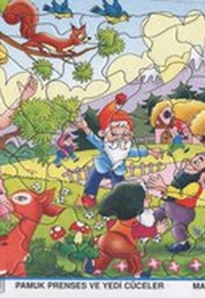 Yap Boz - Pamuk Prenses ve Yedi Cüceler Yap Boz - Pamuk Prenses ve Yedi Cüceler