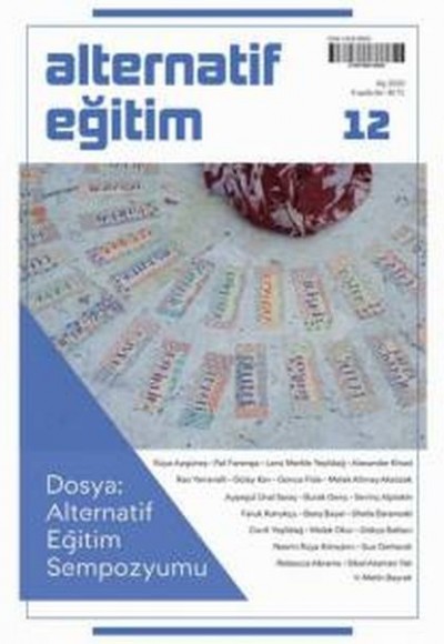 Alternatif Eğitim Dergisi 12 Alternatif Eğitim Sempozyumu Alternatif Eğitim Dergisi 12 Alternatif Eğitim Sempozyumu