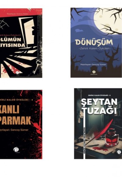 Zehirli Kalem Polisiye Gerilim Öyküler Seçkisi (4 Kitap Takım) Zehirli Kalem Polisiye Gerilim Öyküler Seçkisi (4 Kitap Takım)