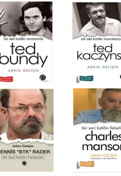 Seri Katiller Biyografi Seti (4 Kitap Takım) Seri Katiller Biyografi Seti (4 Kitap Takım)