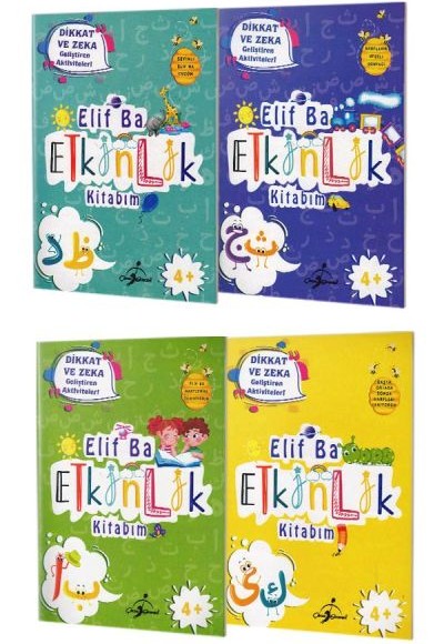 Elif-Ba Etkinlik Kitabım / 4 Kitap - Elif-Ba Etkinlik Kitabım / 4 Kitap -
