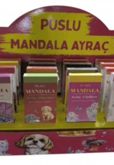 Puslu Mandala Ayraç-Yetişkin Set Puslu Mandala Ayraç-Yetişkin Set