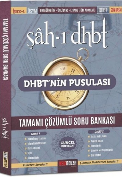 Yedibeyza DHBT nin Pusulası Şah-ı DHBT Soru Bankası Çözümlü Yedibeyza DHBT nin Pusulası Şah-ı DHBT Soru Bankası Çözümlü