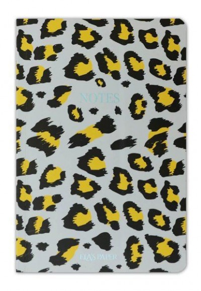 Leopar Gri Defter Leopar Gri Defter