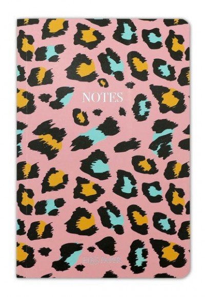 Leopar Pembe Defter Leopar Pembe Defter