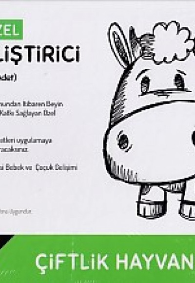Bebeklere Özel Algıyı Geliştirici Zeka Kartları - Çiftlik Hayvanlar Seti 0-24 Ay Bebeklere Özel Algıyı Geliştirici Zeka Kartları - Çiftlik Hayvanlar Seti 0-24 Ay