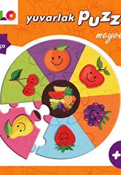 Yuvarlak Puzzle-Meyveler