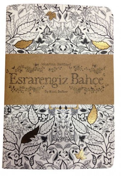 Esrarengiz Bahçe Üçlü Defter Seti 11x15cm Esrarengiz Bahçe Üçlü Defter Seti 11x15cm