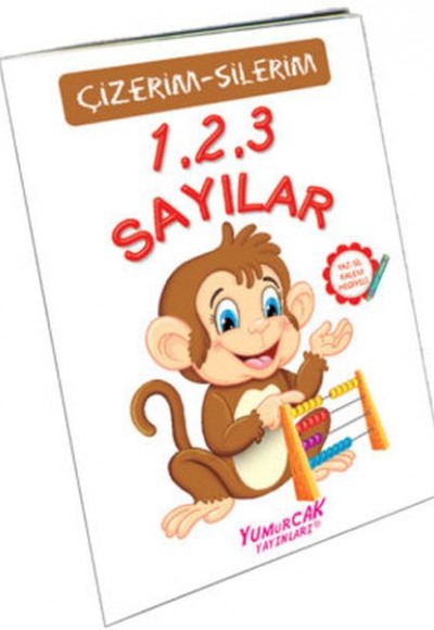 123 Sayılar (Çizerim-Silerim) - Kalem Hediyeli 123 Sayılar (Çizerim-Silerim) - Kalem Hediyeli