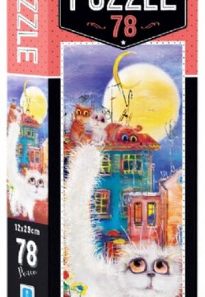 Blue Focus Street Cat - Puzzle 78 Parça Blue Focus Street Cat - Puzzle 78 Parça