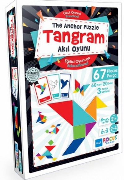 Blue Focus Tangram, Akıl Oyunu - The Anchor Puzzle Blue Focus Tangram, Akıl Oyunu - The Anchor Puzzle