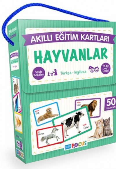 Blue Focus Akıllı Eğitim Kartları - Hayvanlar Blue Focus Akıllı Eğitim Kartları - Hayvanlar
