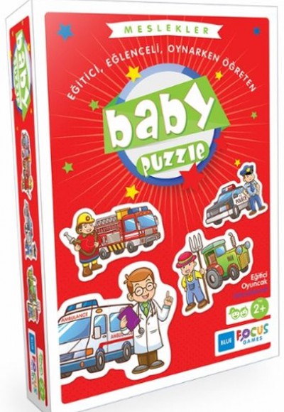 Blue Focus Meslekler - Baby Puzzle Blue Focus Meslekler - Baby Puzzle